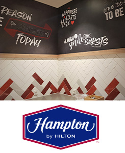 Signalétique Hampton BY HILTON